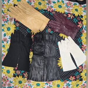 Vintage Lot Of 5 Gloves Sets